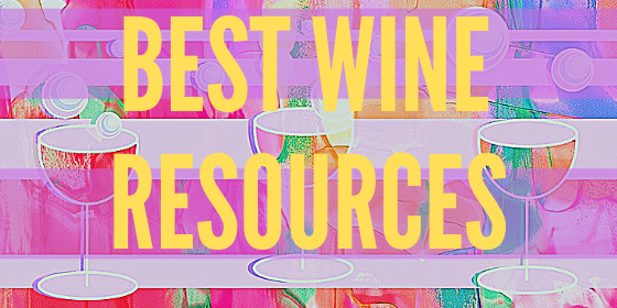 Best Wine Resources A painting of wine glasses with the words Best Wine Resources overlaid.