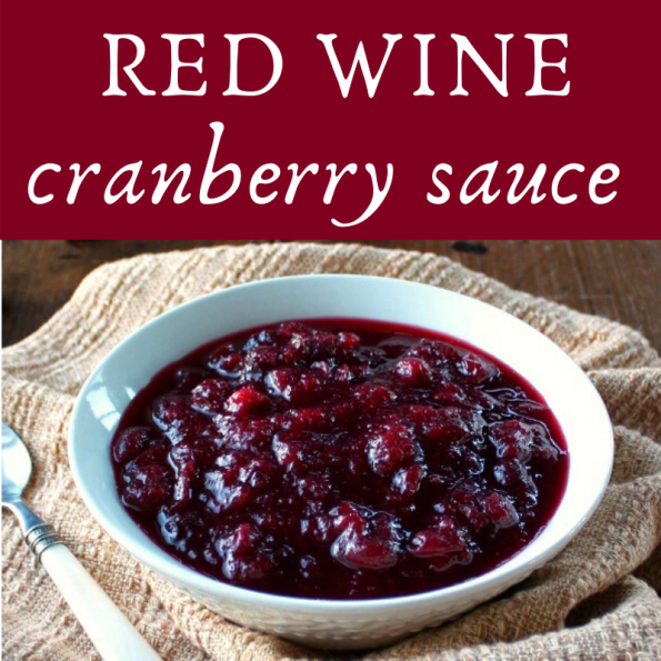 Red Wine Cranberry Sauce Red Wine Cranberry Sauce